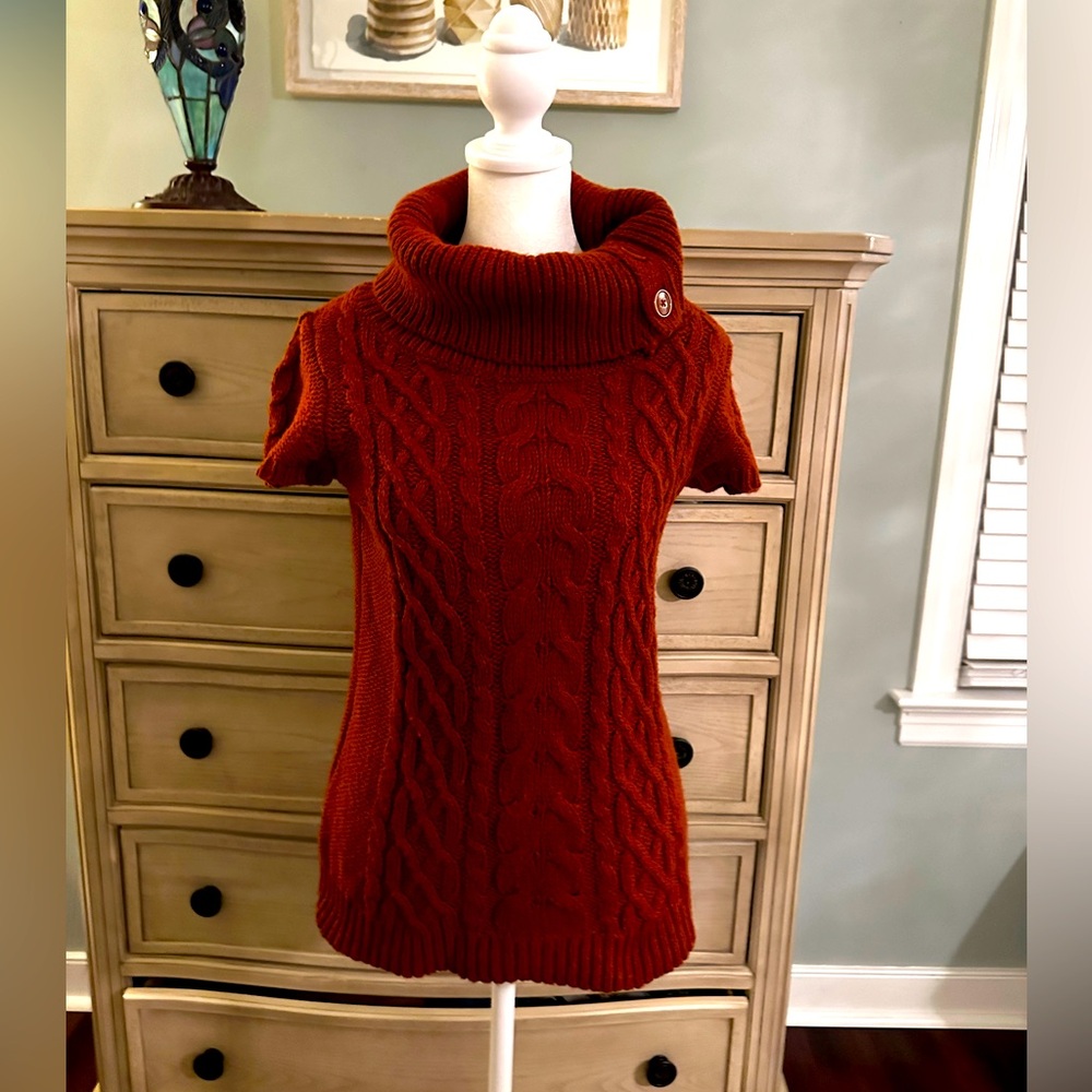 Long sweater orange